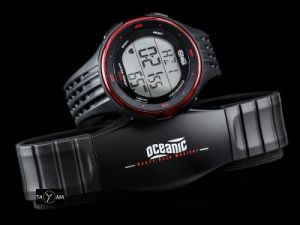 OCEANIC OC-103-01 - PULSOMETR + PAS PIERSIOWY - WR100 (ze012a)