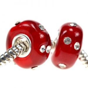 Koralik N00172 Czerwony
