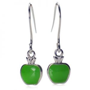 Kolczyki Charms Q-3405 Zielony